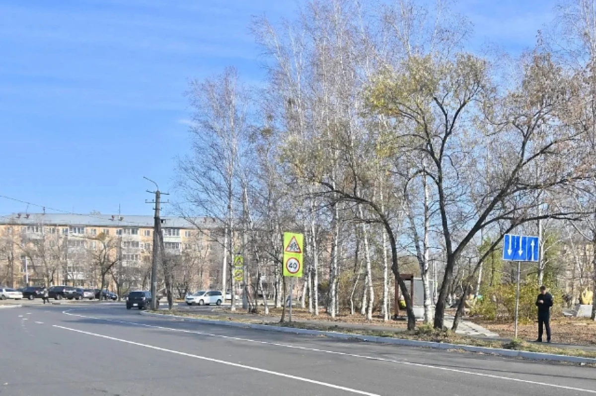 В Хабаровске обновили дороги в Первом микрорайоне Индустриального района