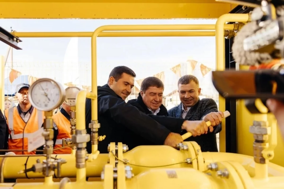 На два года раньше срока завершили газификацию Троицкого