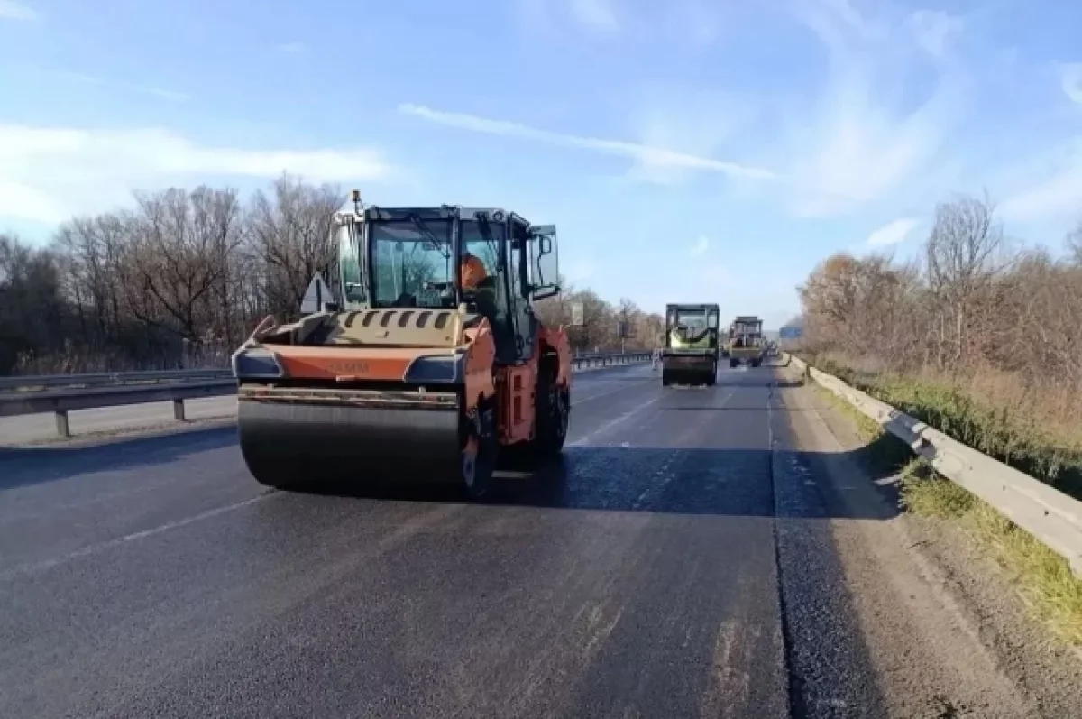 Во Владимире дорожники готовят трассу М‑7 к зиме
