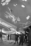 1987 год. Китайские специалисты ведут реставрационные работы в московской гостинице «Пекин».