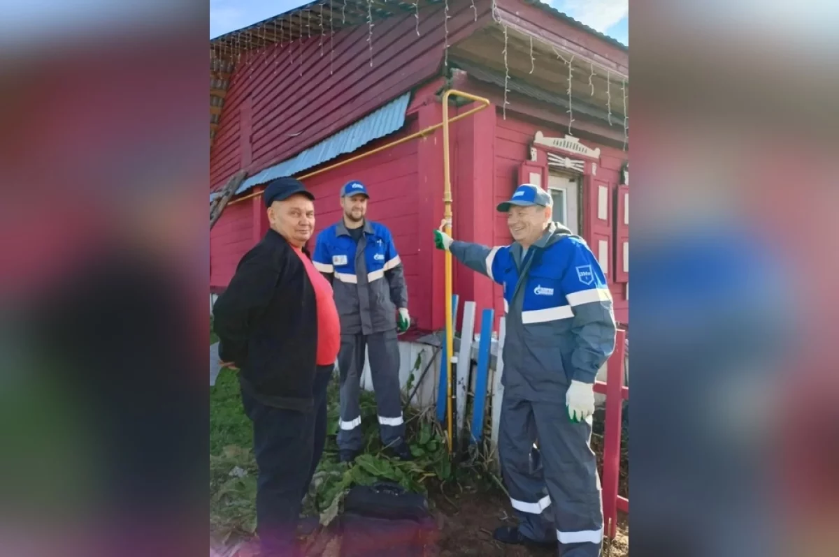 В Бузулукском районе Оренбуржья газифицировали деревню Сидоркино