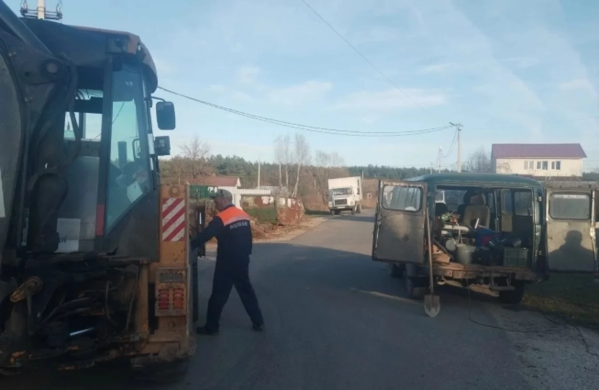 В дзержинской деревне Каравай проложили новые водопроводные сети