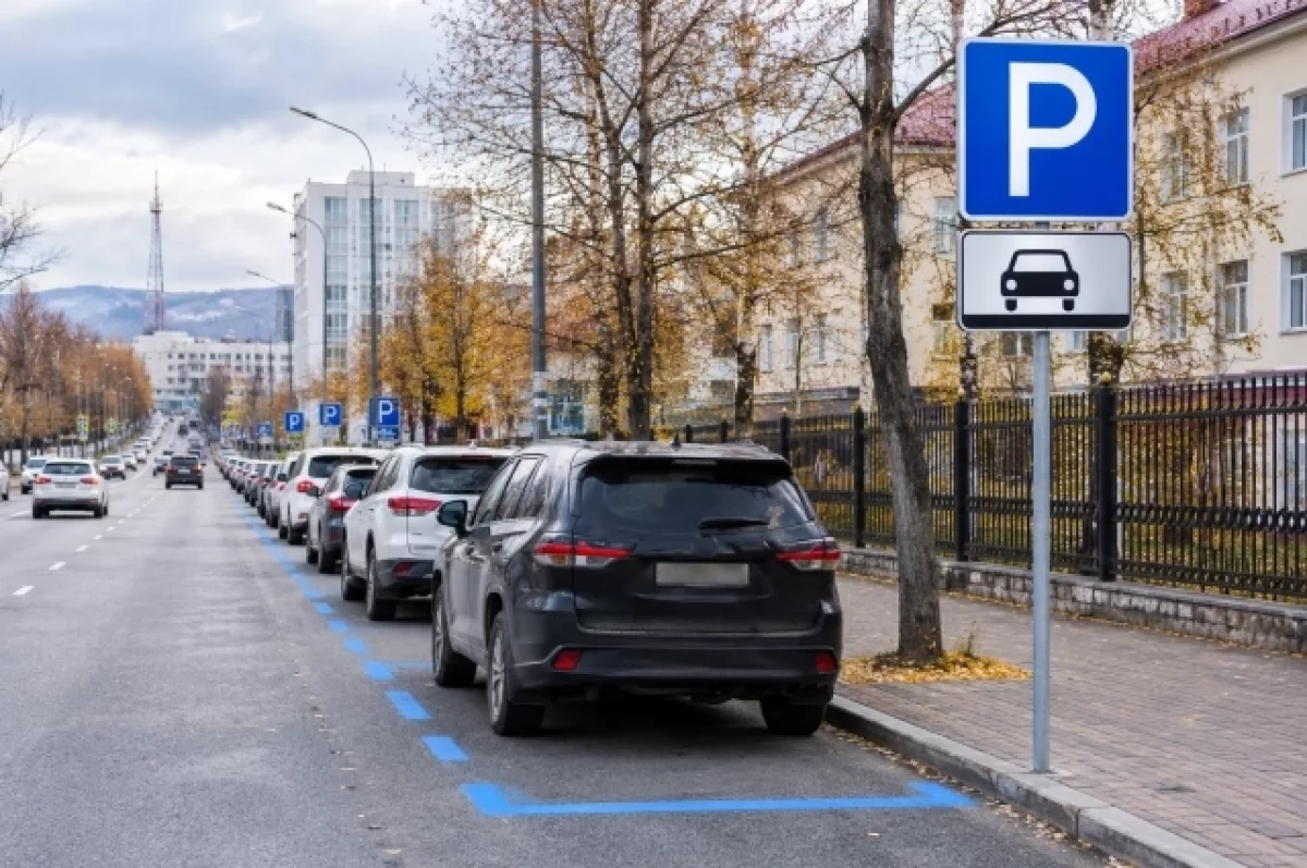 Ещё 85 парковочных мест станут платными в Южно-Сахалинске