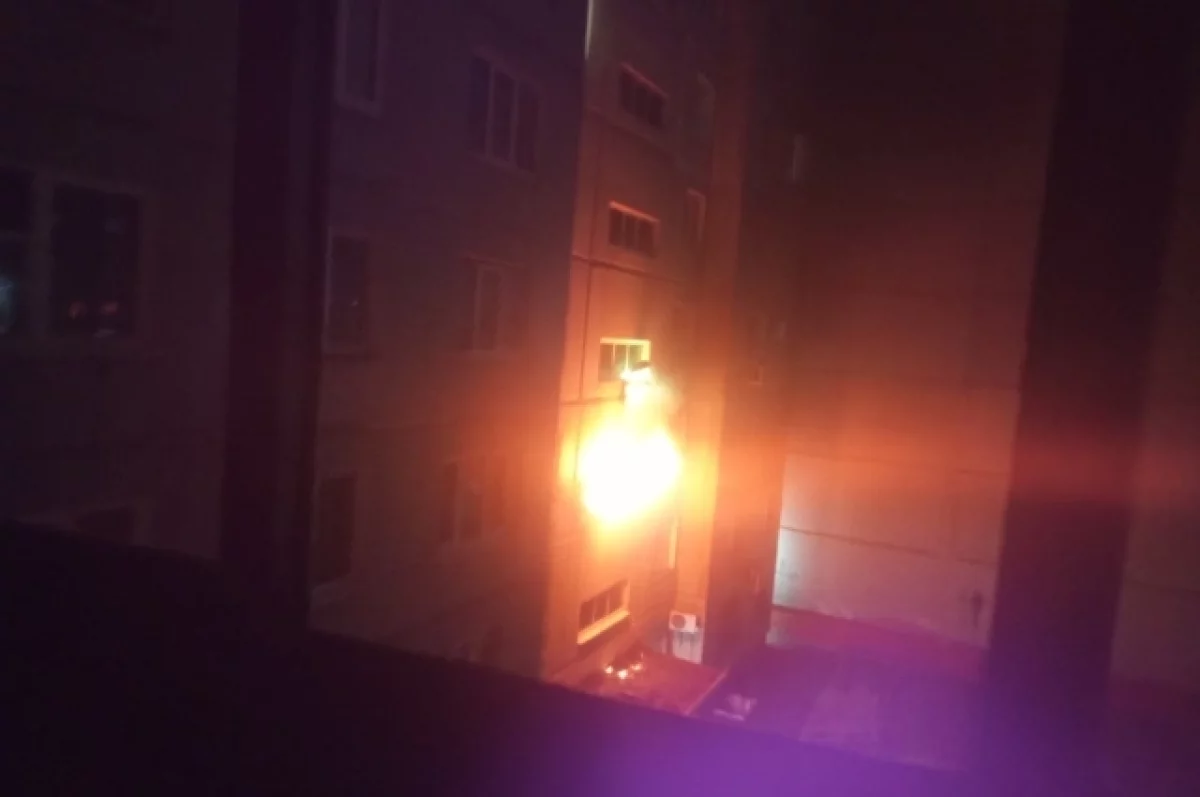 Хроника пожара в доме, который увидел журналист в Омске