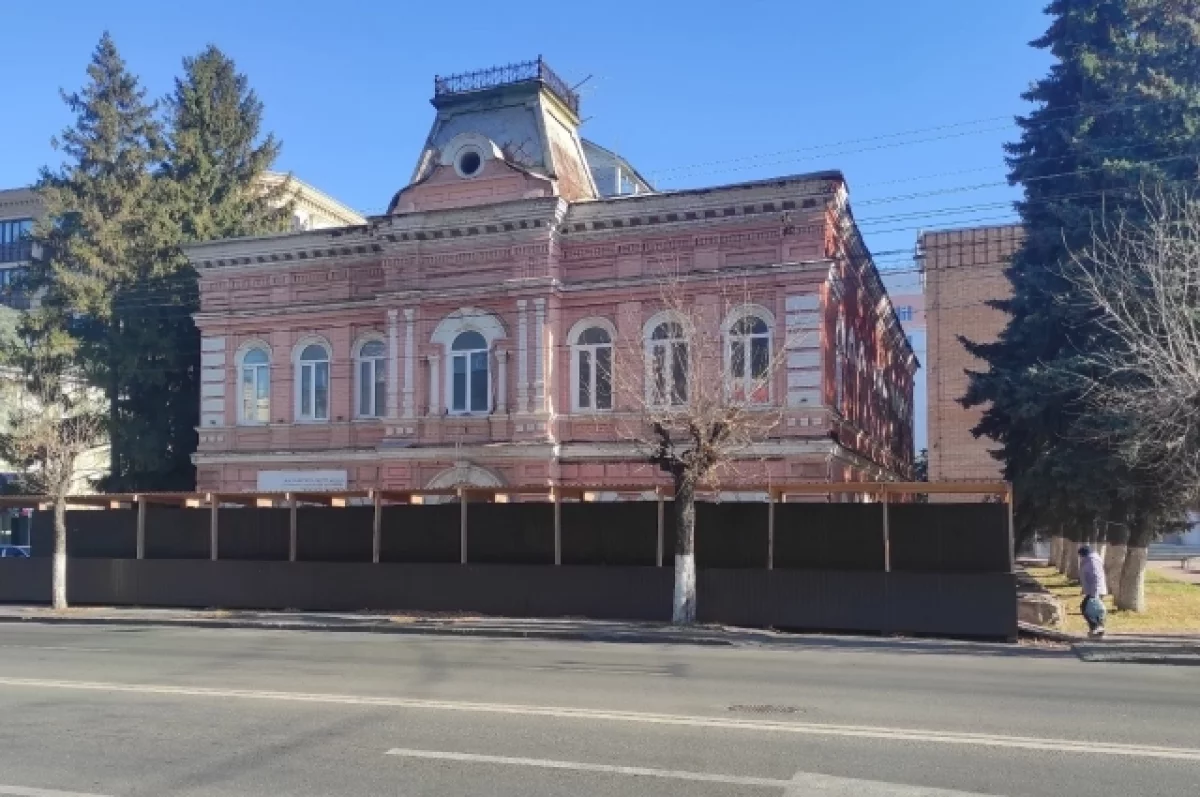 В Пензе реставрируют дом купца Рабиновича