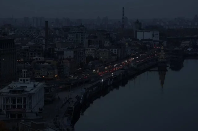 Блэкаут в Киеве. 