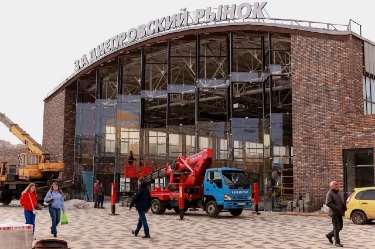 В Смоленске Заднепровский рынок планируют открыть к концу ноября 2026