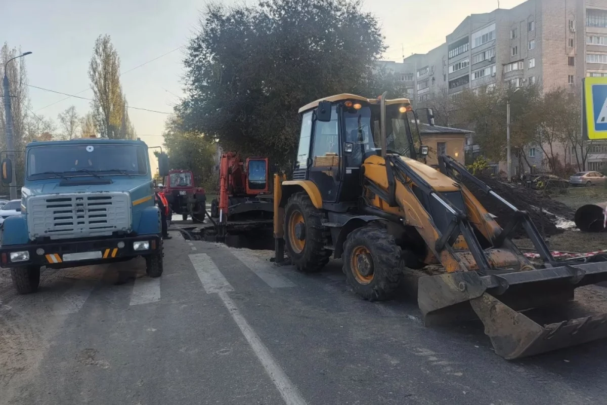 В Воронеже вернули воду жителям Левого берега после аварии на Ленинградской