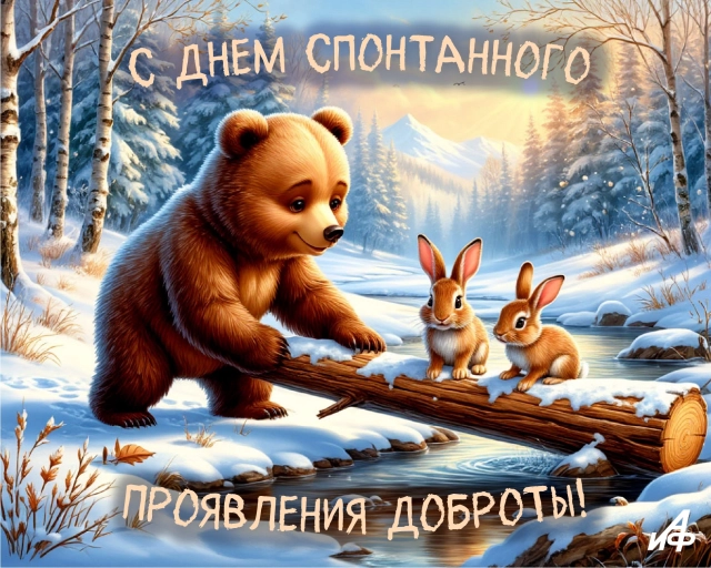 открытка с днем доброты 17 февраля