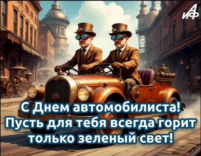 праздник автомобилисты открытки