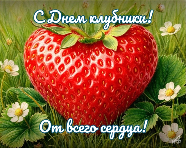 30+ открыток с Днем клубники. Красивые картинки для дачников и влюбленных