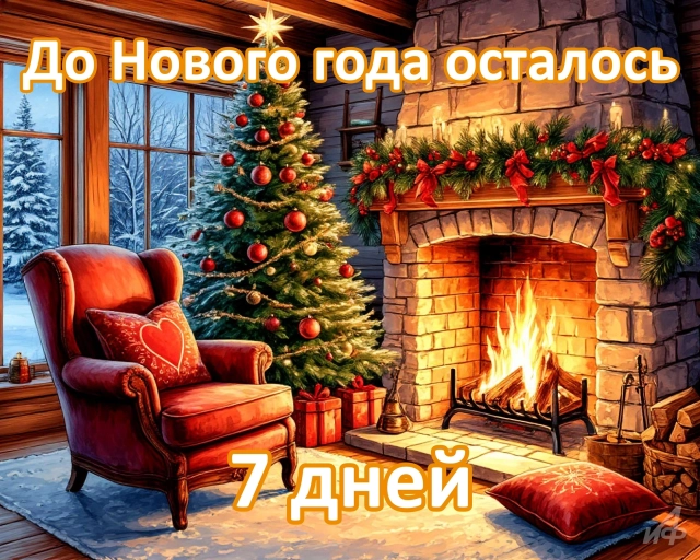 7 дней до нового года открытки