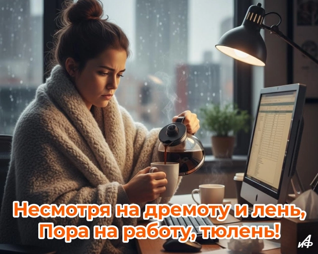 открытка первый рабочий день с юмором