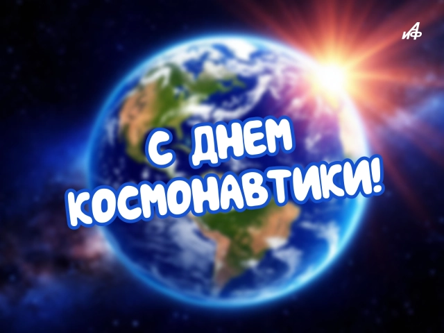 день космонавтики открытки