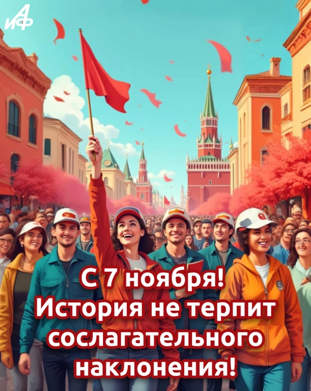 7 ноября открытка