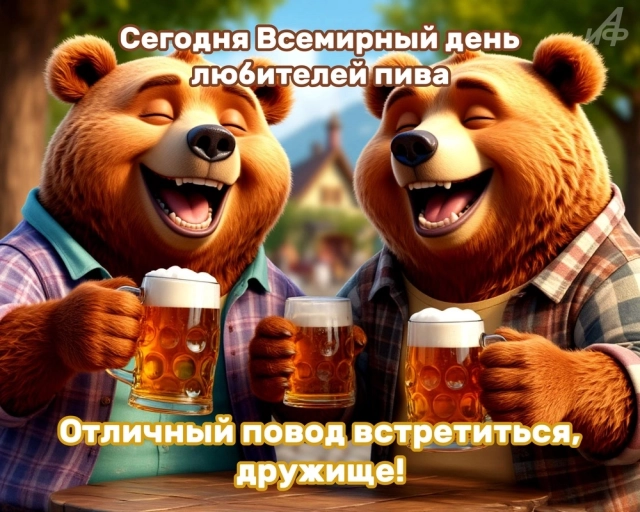 открытка день любителей пива