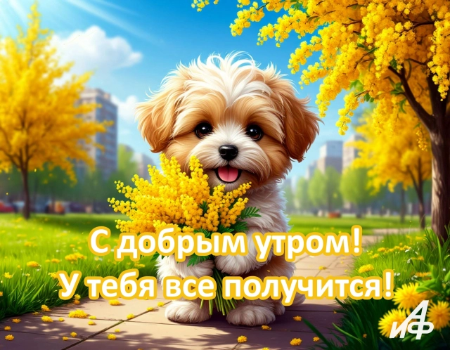 доброе весеннее утро открытки