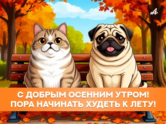 очень красивые открытки осень доброе утро