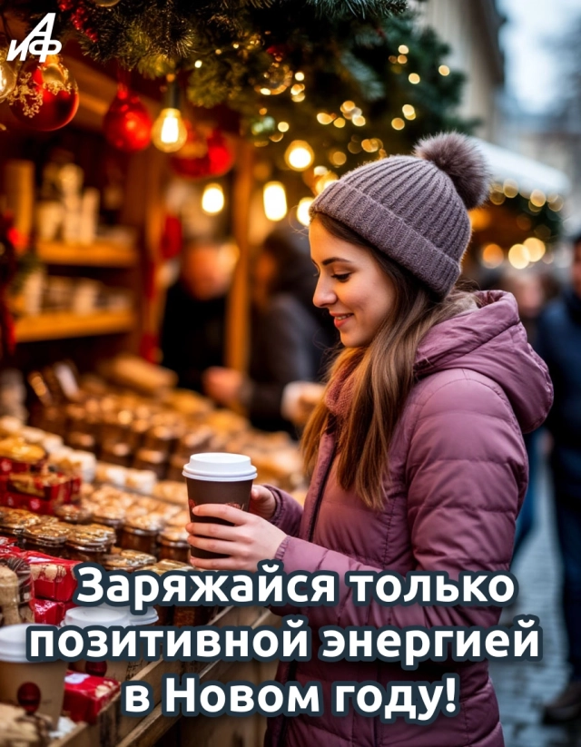 новый год открытка заряжайся энергией
