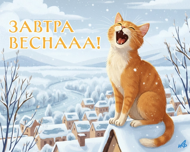 открытка прощай зима