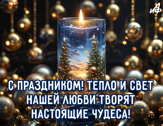 старый новый год открытка любовь