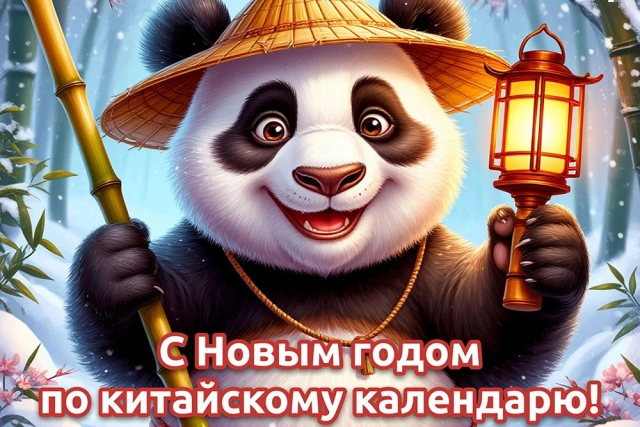 китайский новый год открытки