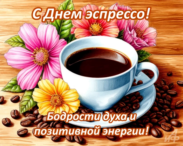 день эспрессо открытки