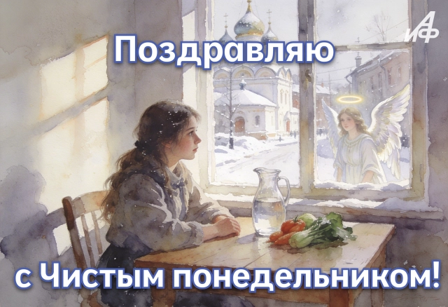 Чистый понедельник открытка