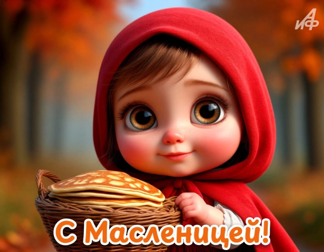 открытка на масленицу