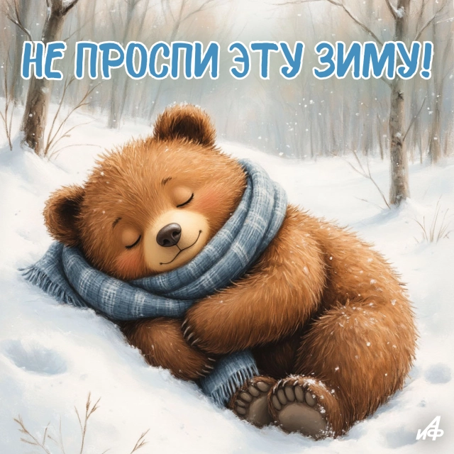 открытка первый день зимы