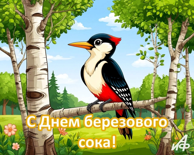 день березового сока открытка