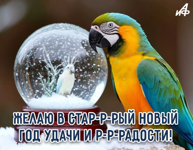 старый новый год открытка юмор