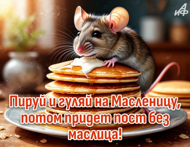 масленица открытка