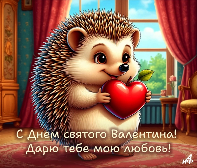 открытка&nbsp;день святого валентина