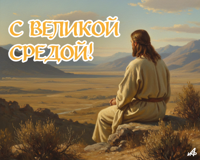 Великая среда открытка