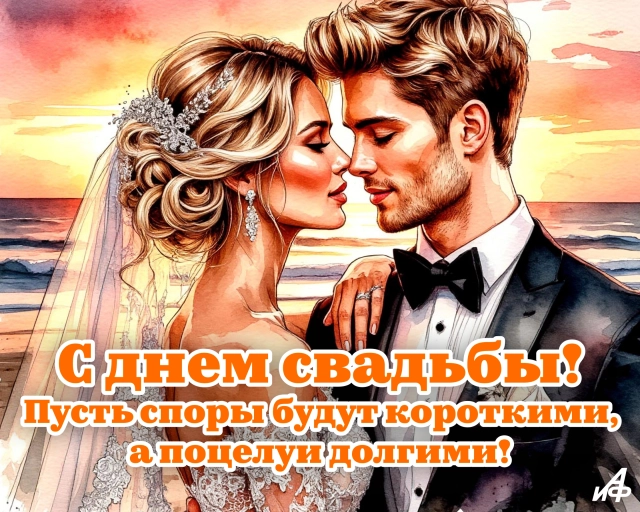 открытка свадьба эстетика современная пожелание