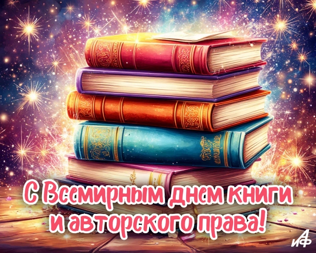 всемирный день книги открытка 23 апреля