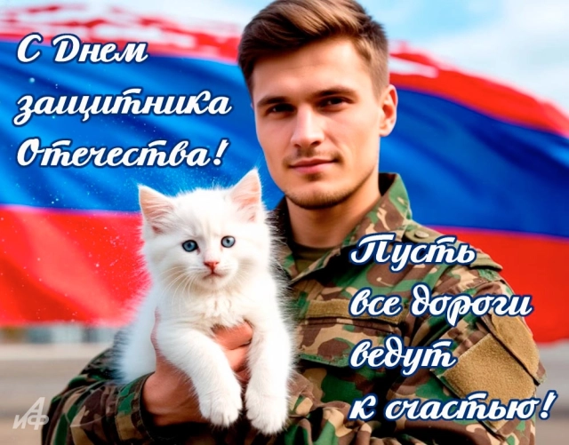 23 февраля открытка защитникам Отечества