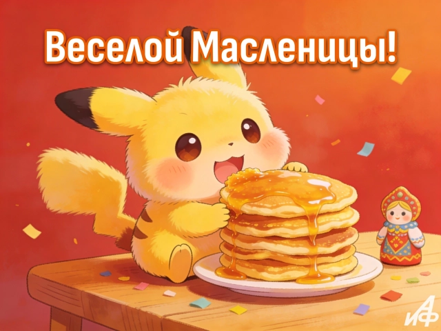 масленица покемон открытка