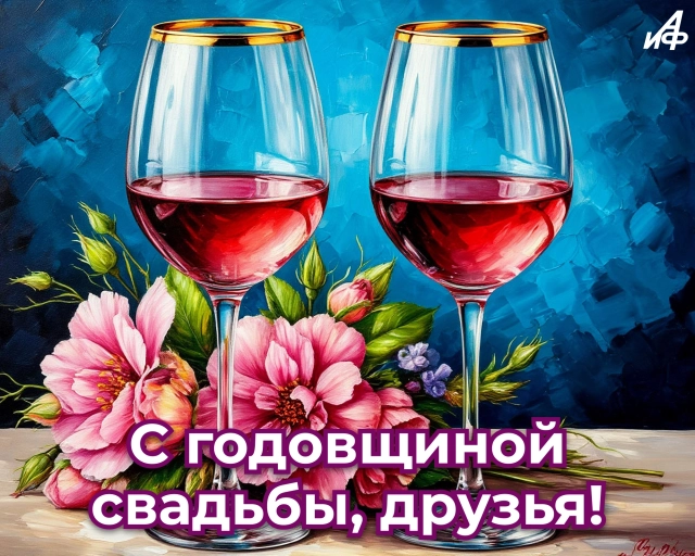 70+ красивых открыток с пожеланиями на годовщину свадьбы для супругов