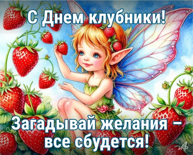 30+ открыток с Днем клубники. Красивые картинки для дачников и влюбленных