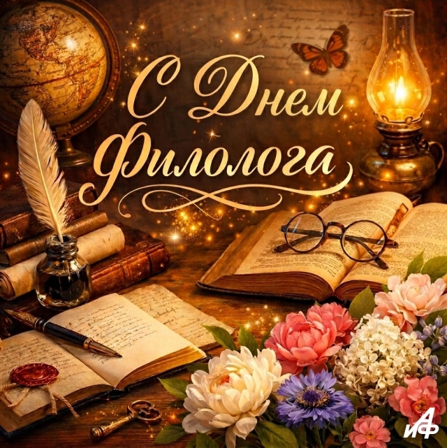 25 мая день филологов открытка