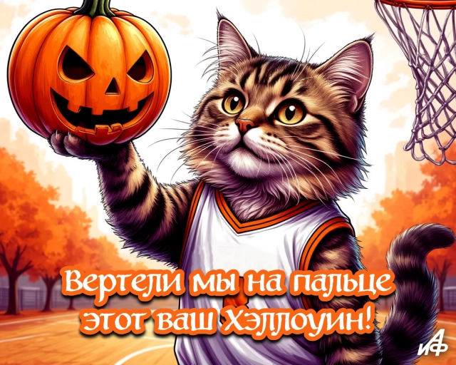 открытки хэллоуин