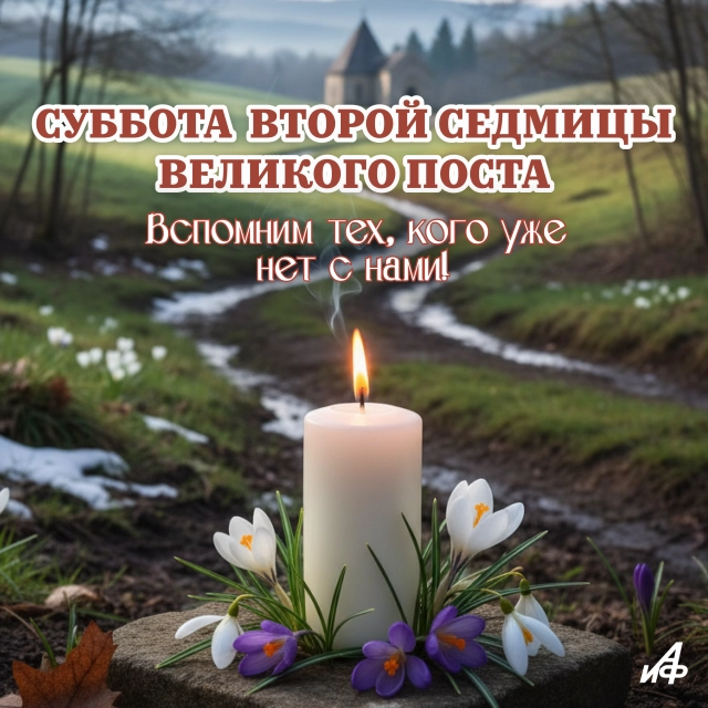 2 суббота великого поста открытка