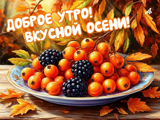 открытка доброе осеннее утро скачать бесплатно