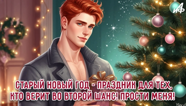 старый новый год открытка любовь прости меня