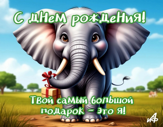 открытка день рождения прикол