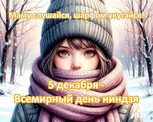 5 декабря открытка день ниндзя