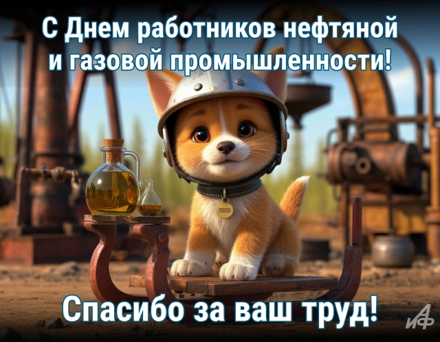 День работника нефтяной и газовой промышленности открытки