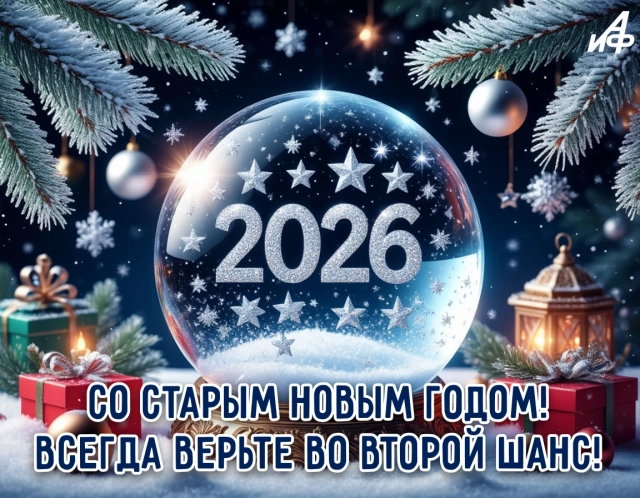 старый новый год открытка 2026 второй шанс